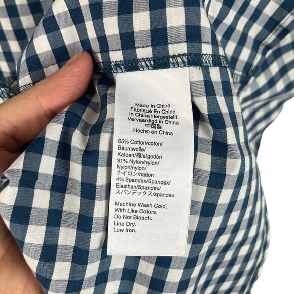 J.Crew x Universal Standard NWT Gingham Check Plaid Nautical Preppy Dress Small - Picture 9 of 10